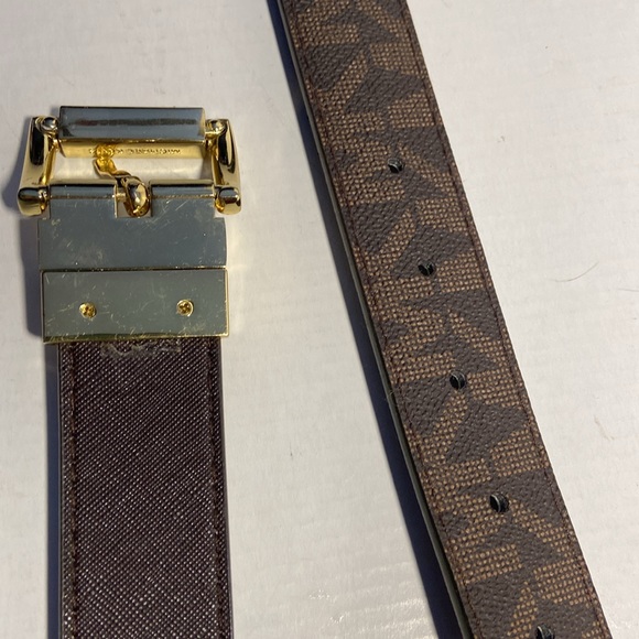 Michael Kors Signature Reversible Belt Sz38 - Picture 5 of 7